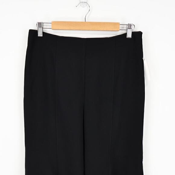 Anthropologie Black Flared Straight Leg Pants - Picture 4 of 10